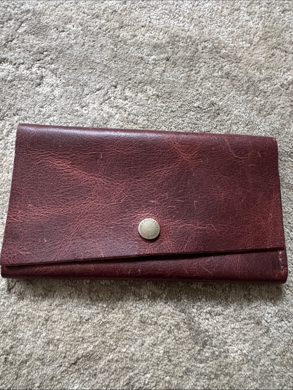 Portland Leather Brown Rancher Wallet